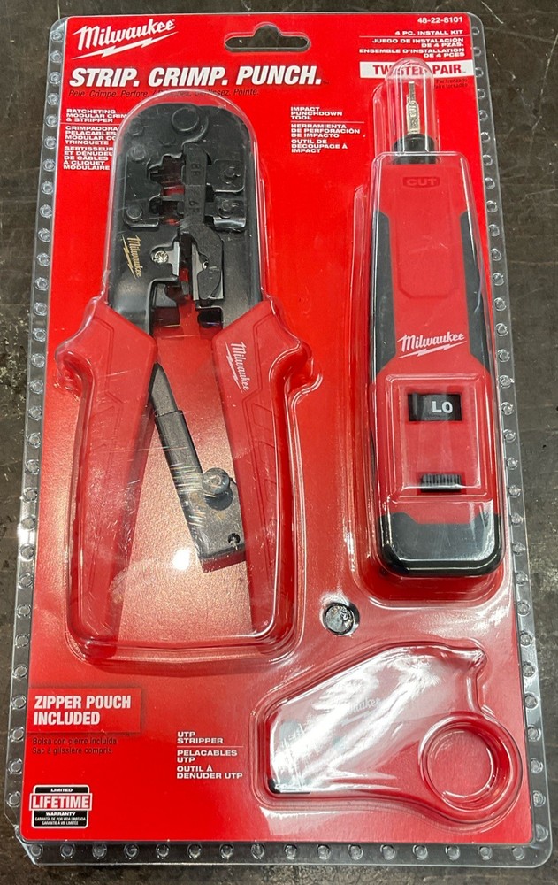 48-22-8101 Ratcheting Modular Crimper & Stripper