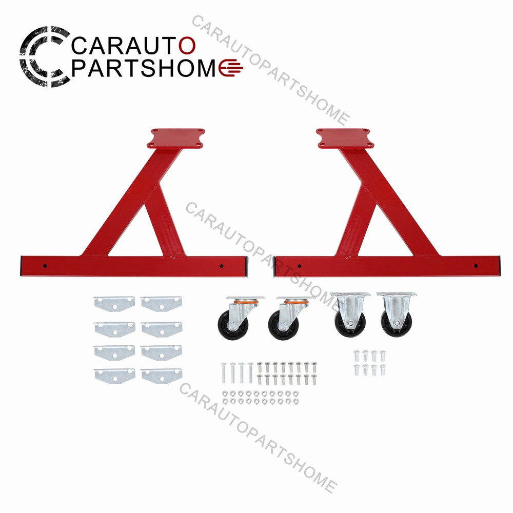 For Chevy LS1 LS2 LS3 LS6 Engine Storage Stand w/ Casters Red