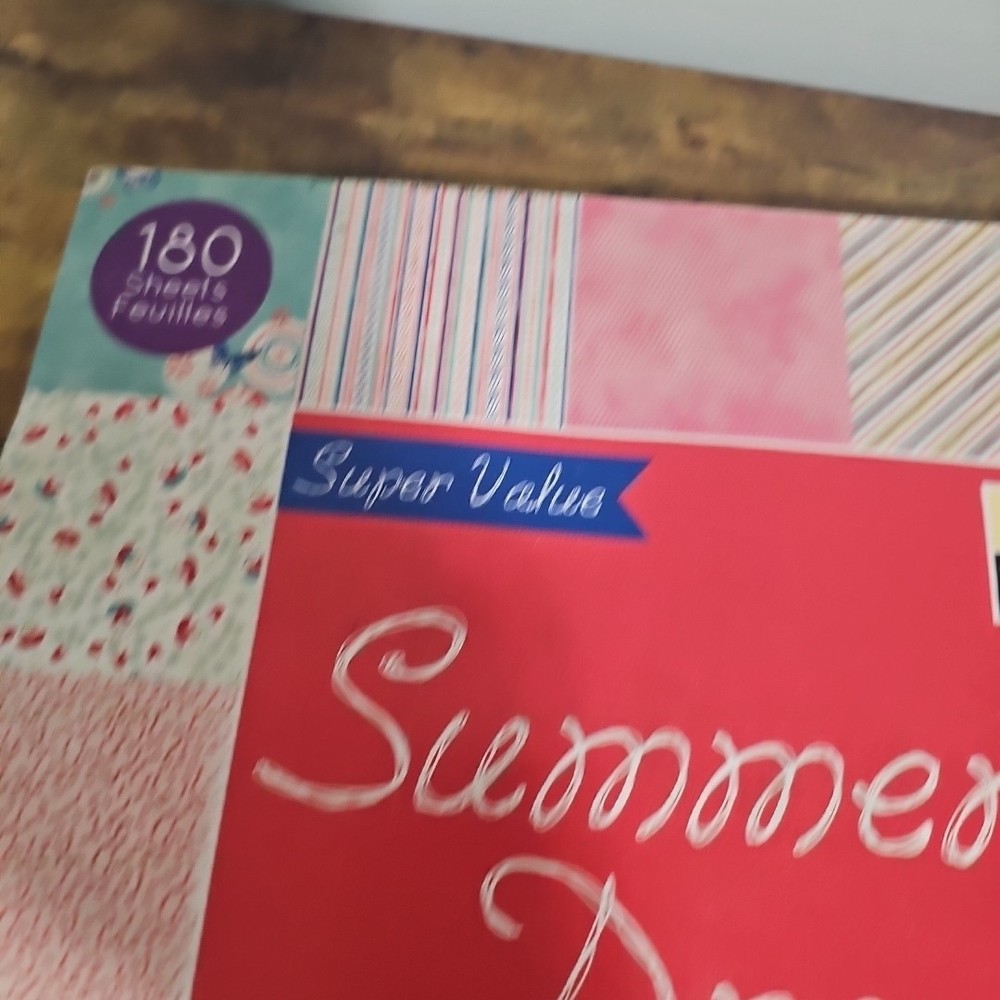 DCWV Patterned Paper 12X12 Summer Dreams Stacks Crafts