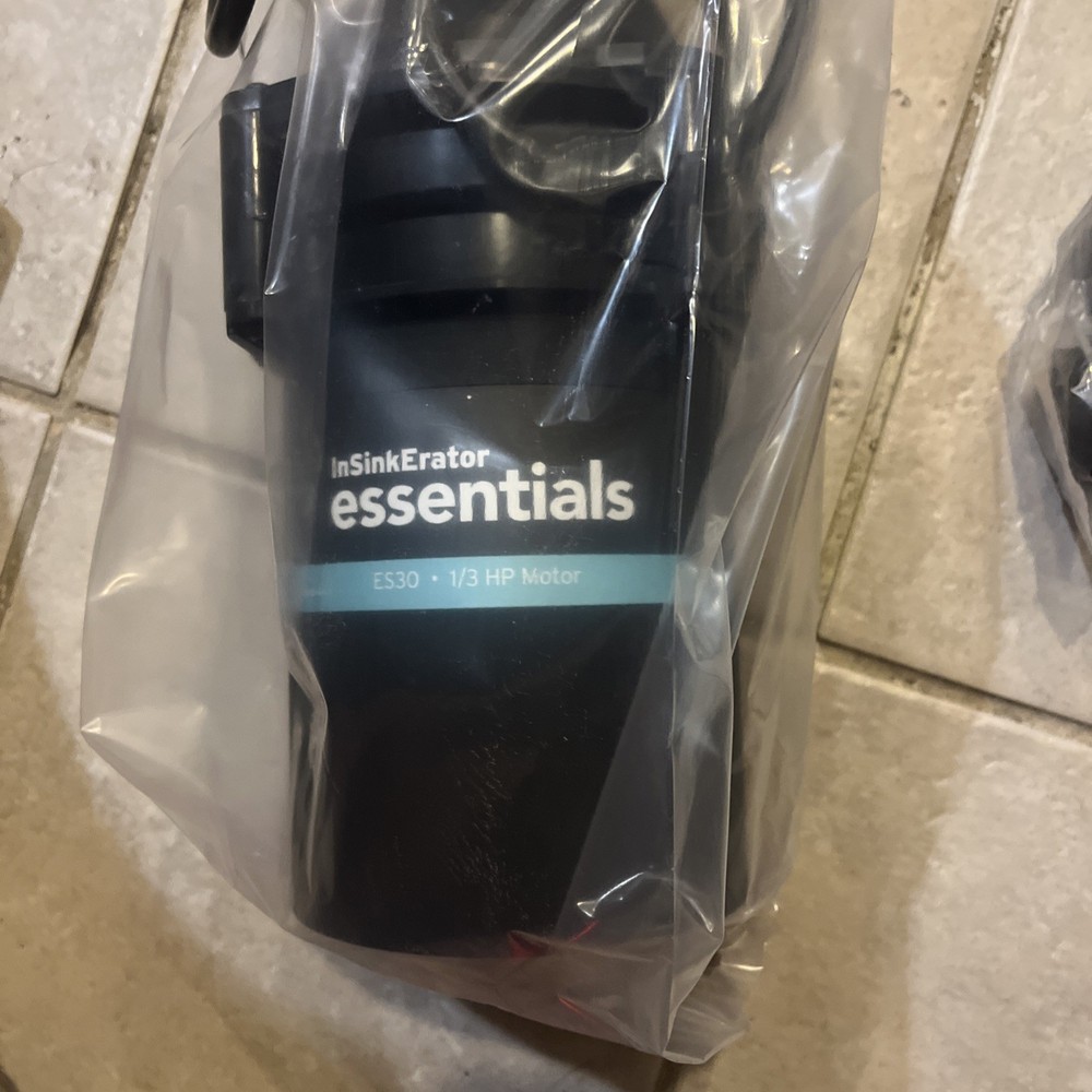 InSinkErator Essentials ES30 1/3 HP Motor-NEW/open Box To Inspect