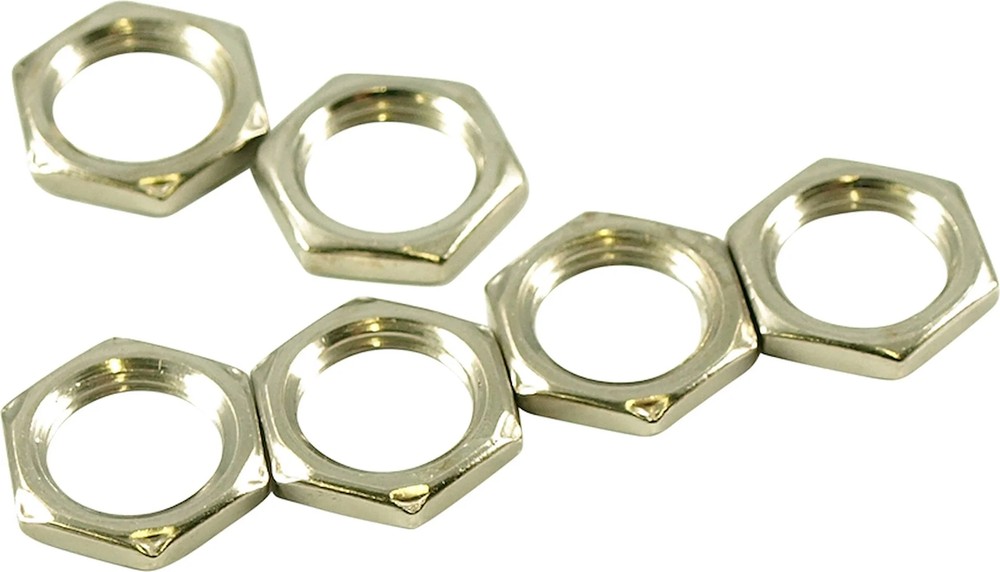 WD Potentiometer Nut Nickel (100)