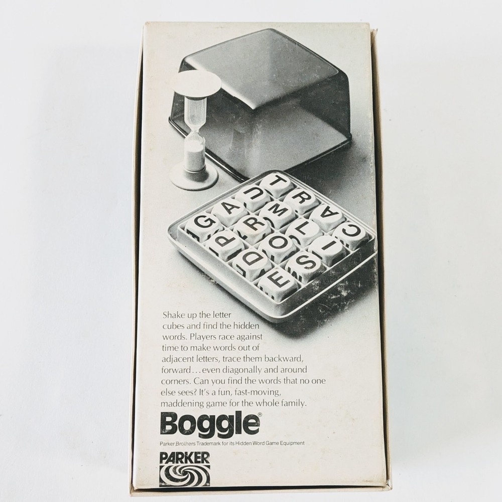 1976 Game Boggle Parker Brothers