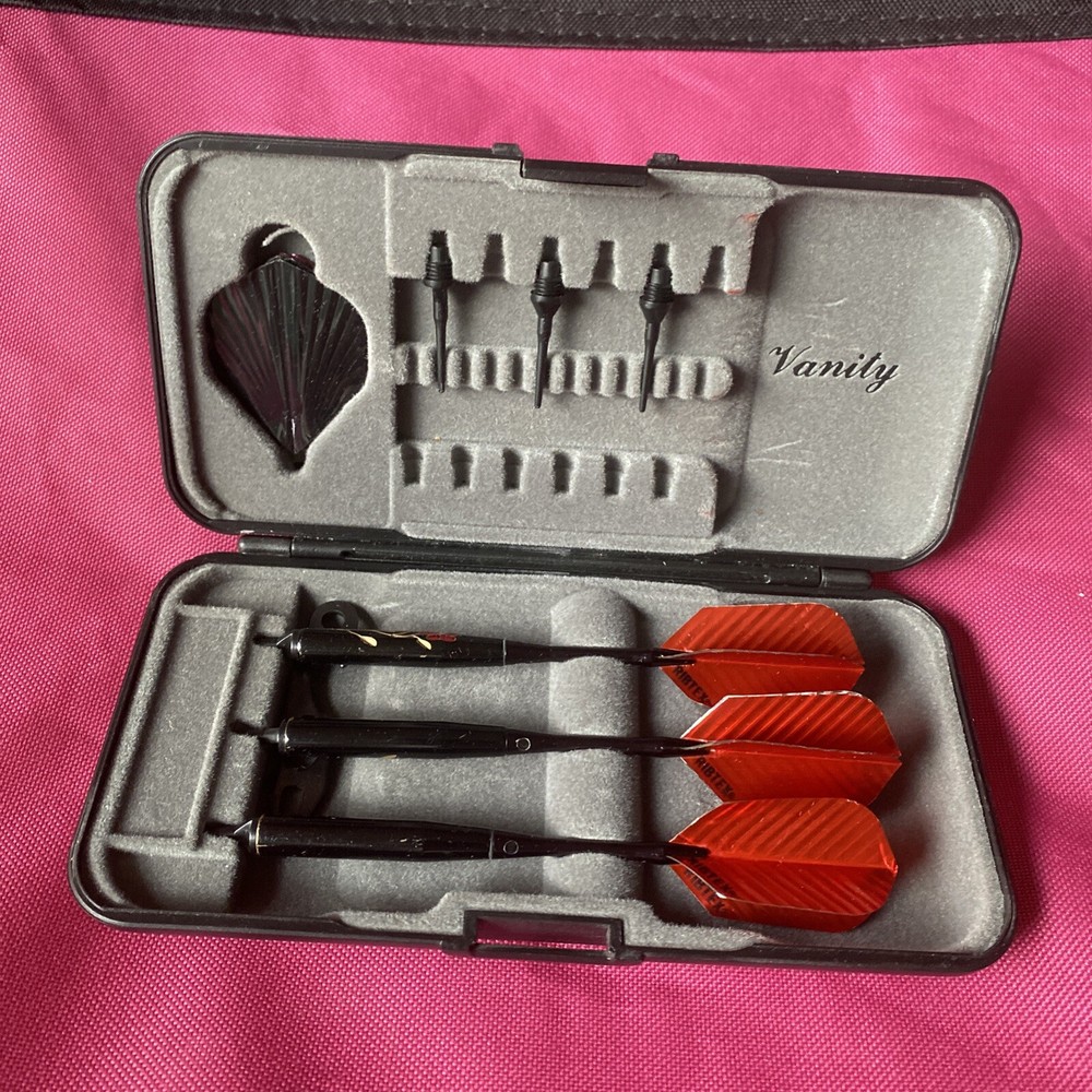 Vanity Soft Tip Dart Set Hard Case W/ Belt Clips
