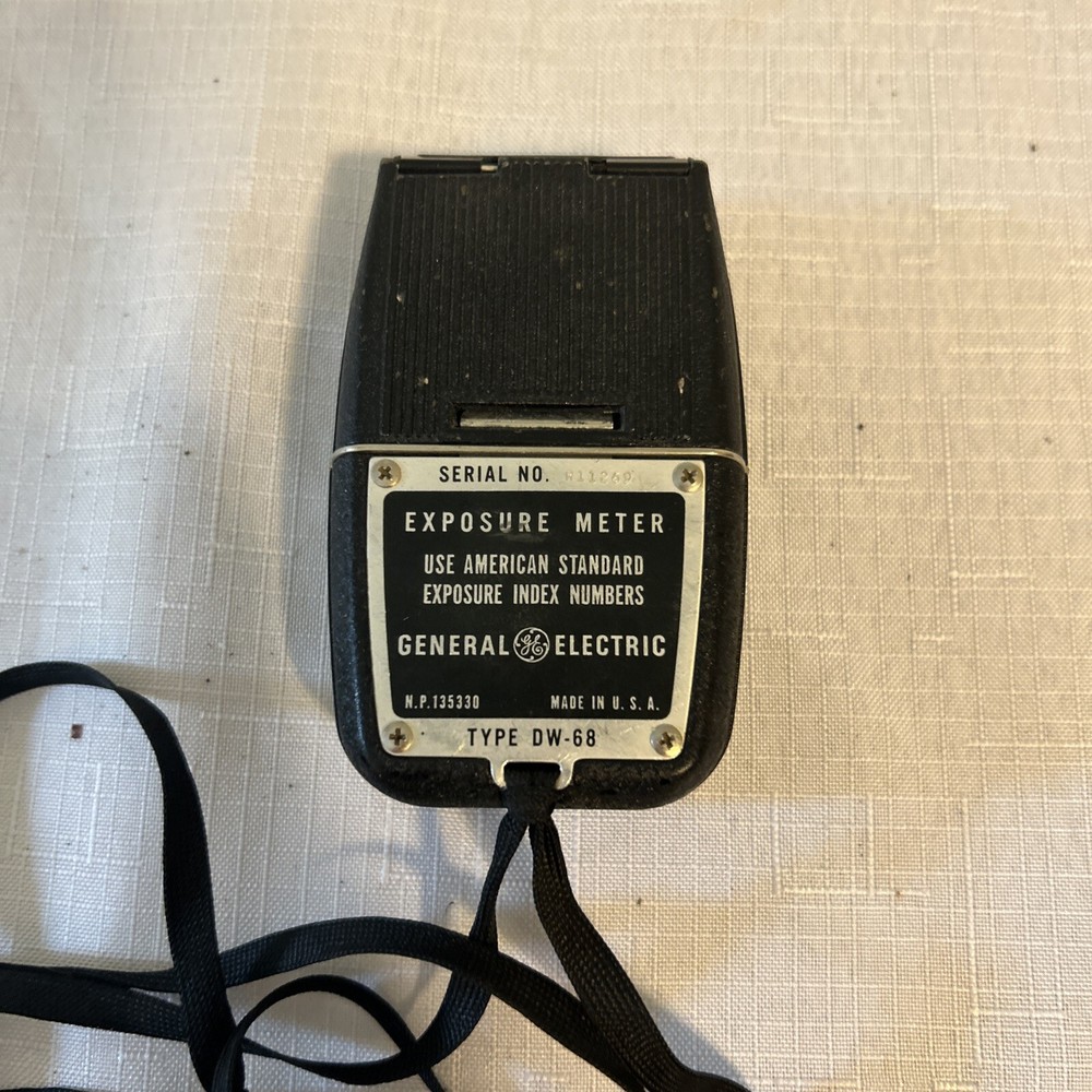 General Electric DW-68 Exposure (Light) Meter Vintage 💡📷🎥