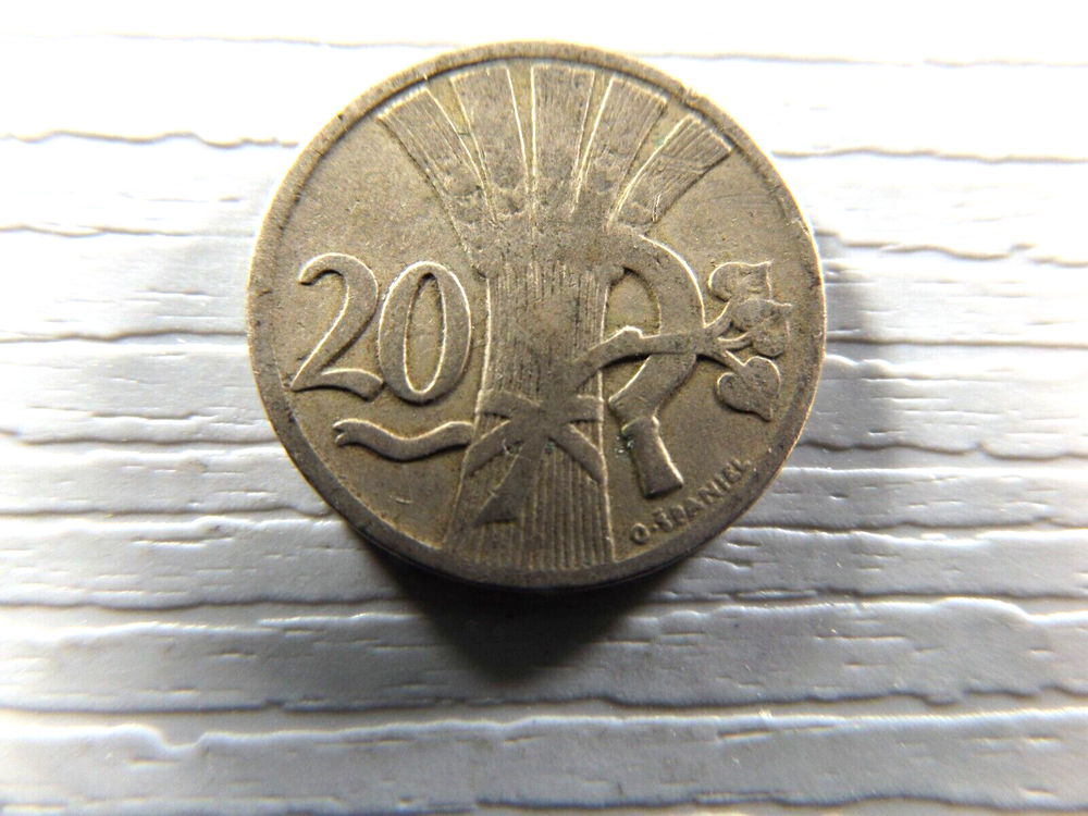 CZECHOSLAVAKIA 1921 20 Haleru