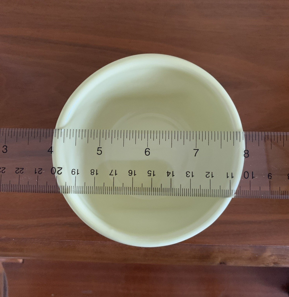Russell Wright Casual China Light Yellow Stacking Cream & Sugar EUC