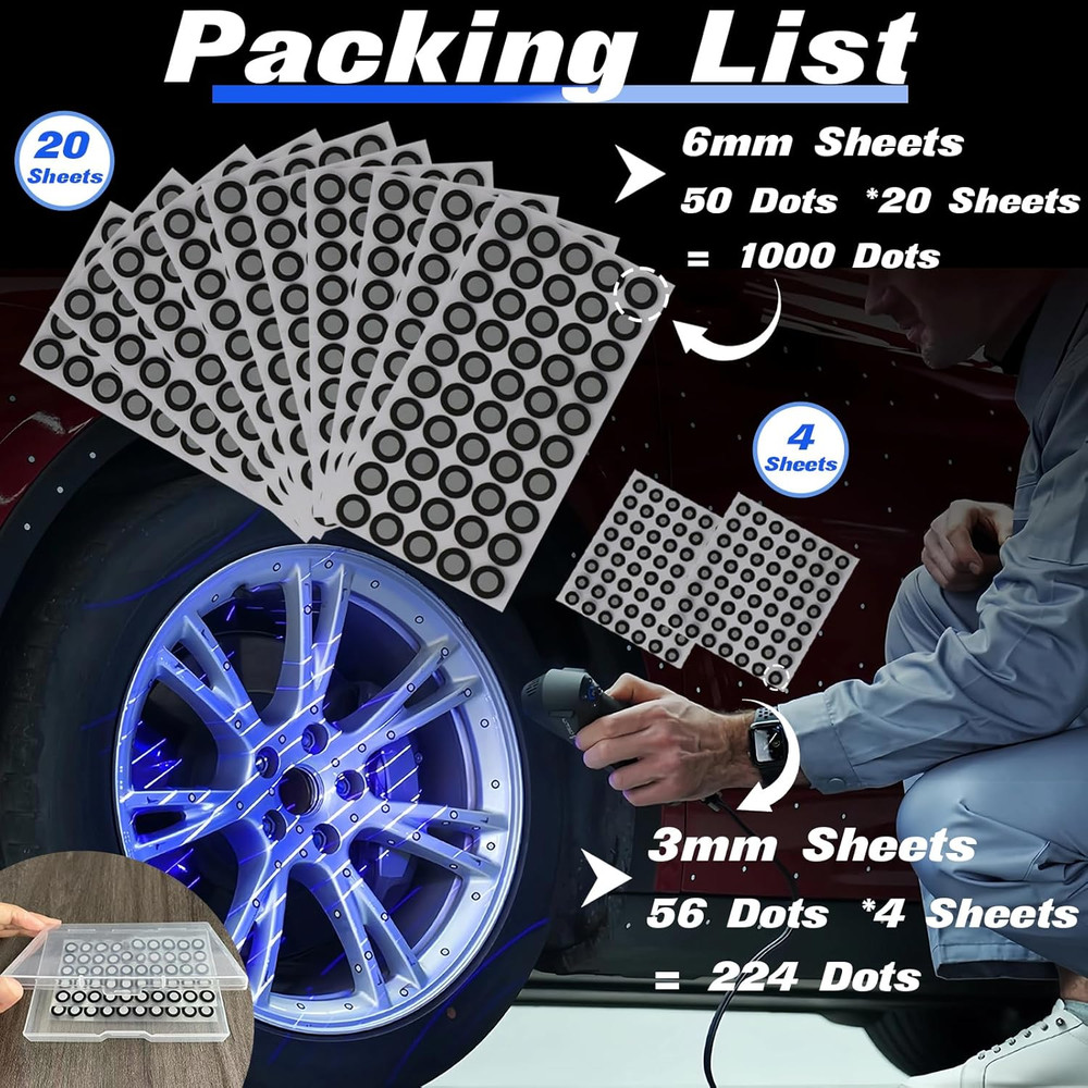 612 Pcs High Reflective 3D Scanning Markers for Enhanced Precision