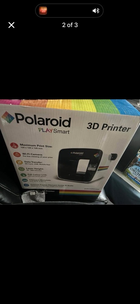 Polaroid PlaySmart 3D Printer Wi-Fi Camera Full Colour LCD On-Printer Controls