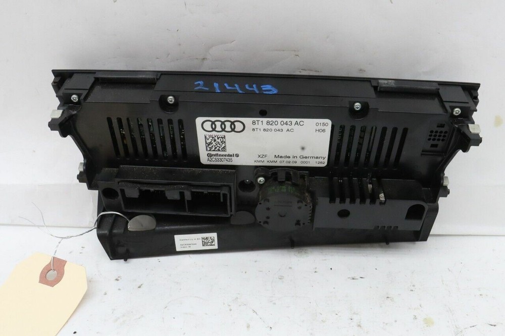 2009-2010 Audi A4 A5 S4 S5 Climate Temperature Control Panel OEM