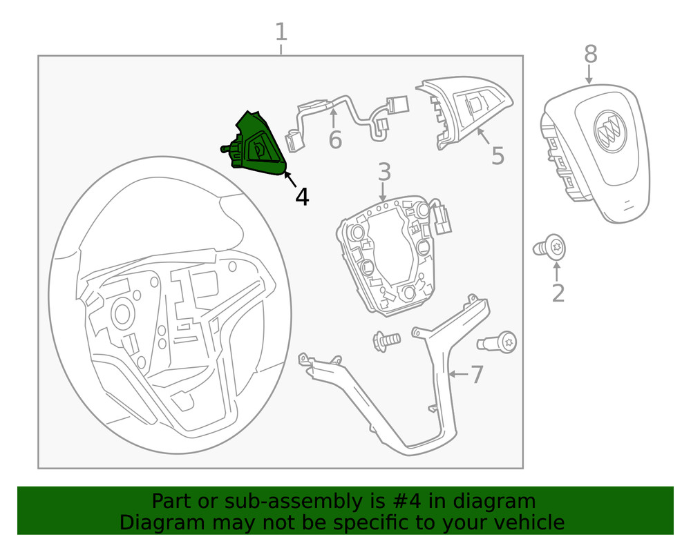 Genuine GM Cruise Switch 13496970