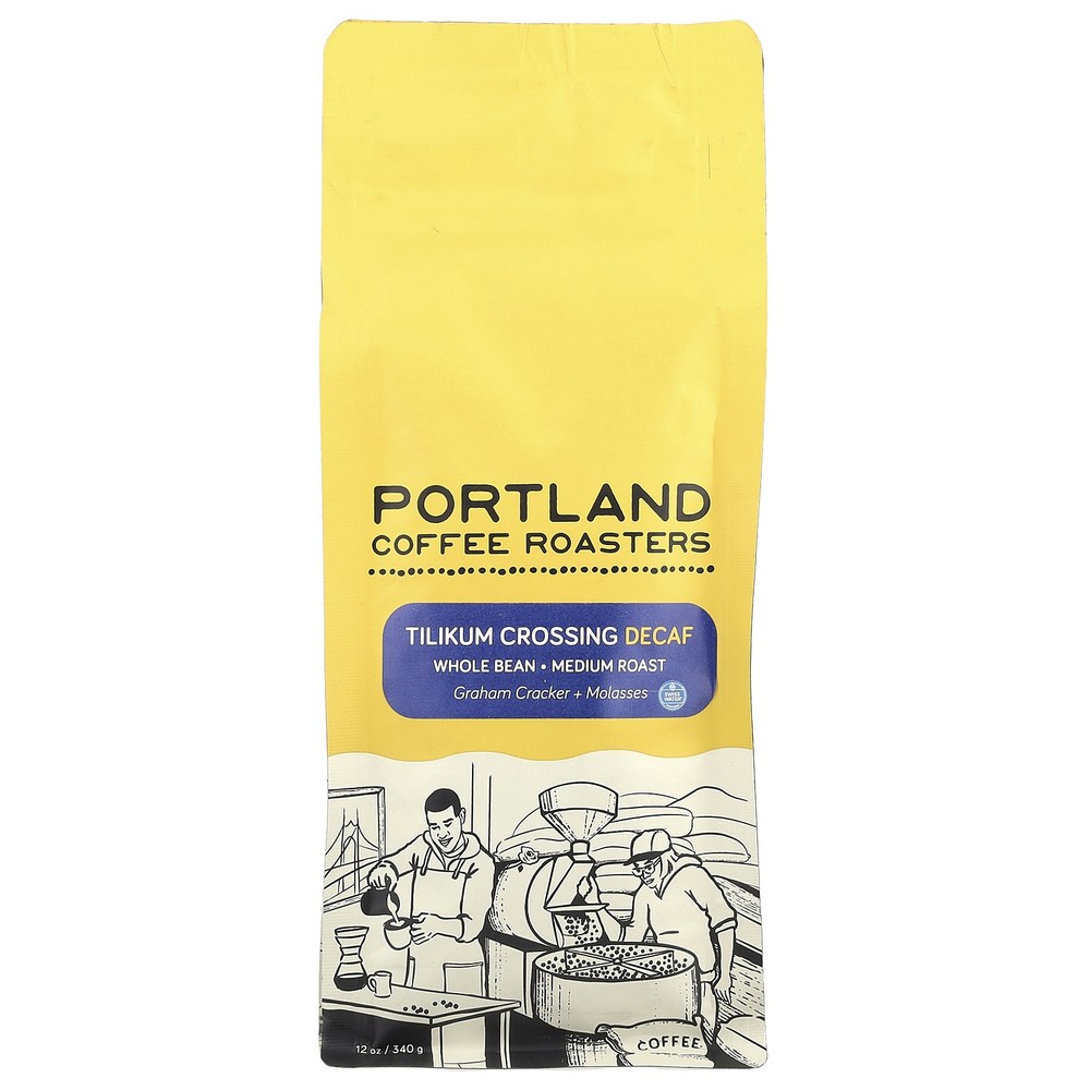 Tilikum Crossing, Whole Bean, Medium Roast, Decaf, 12 oz (340 g)
