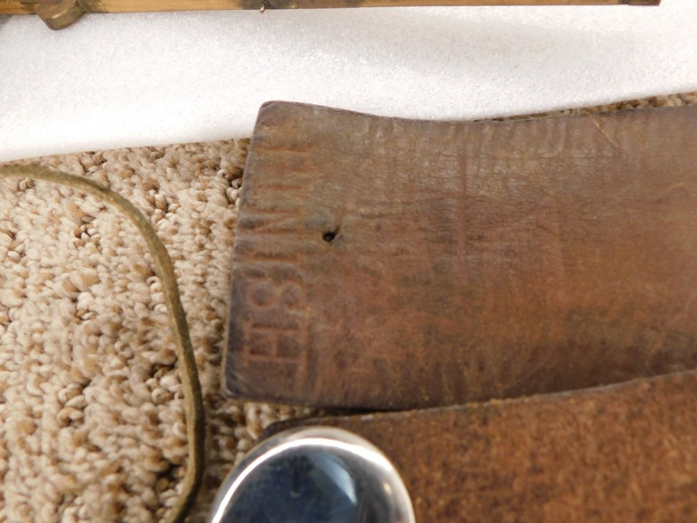 Vintage Leather Razor Blade Strop - Named