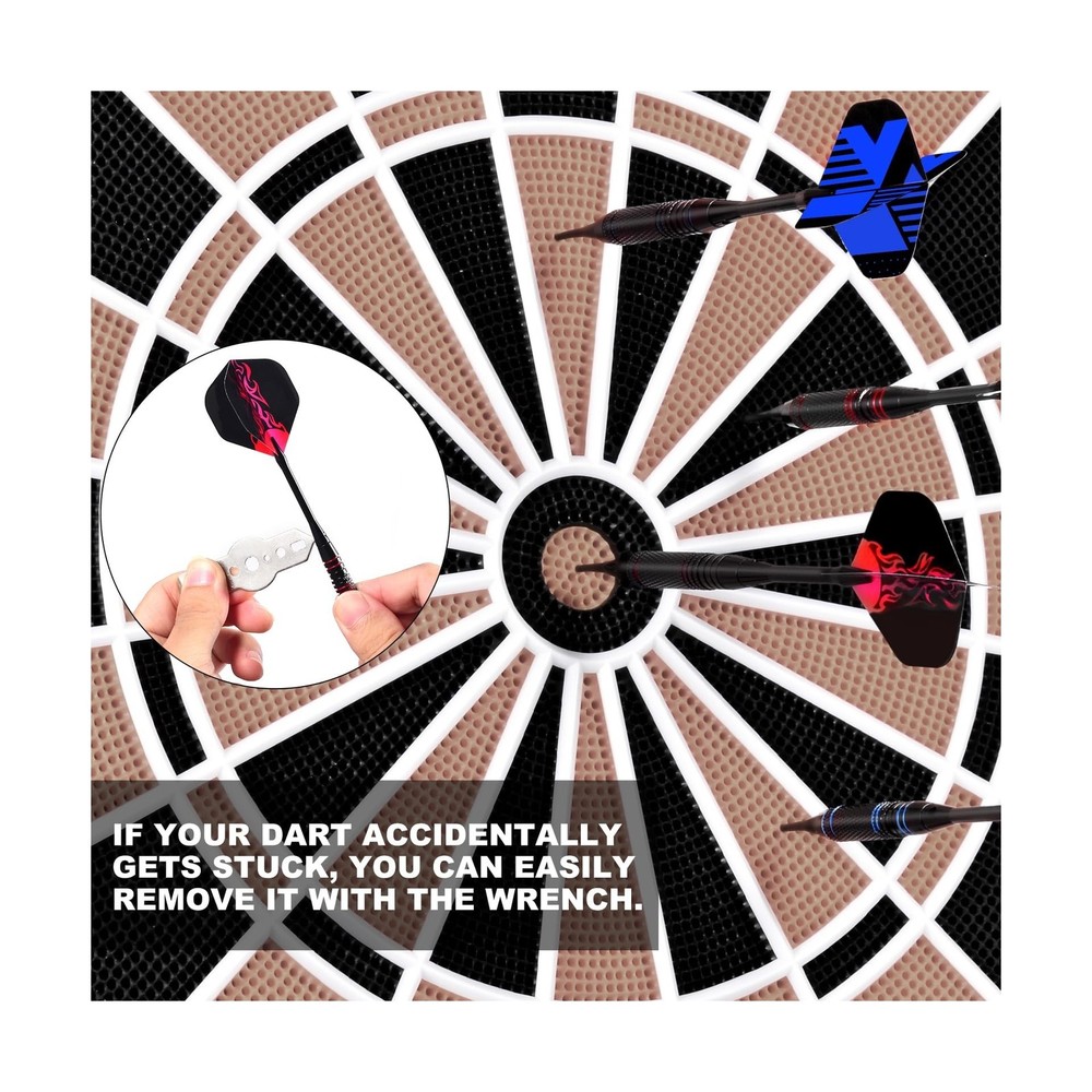 Soft Tip Professional Dart Set 18 Gram w/ Extra Tips for Electronic Dartboard
