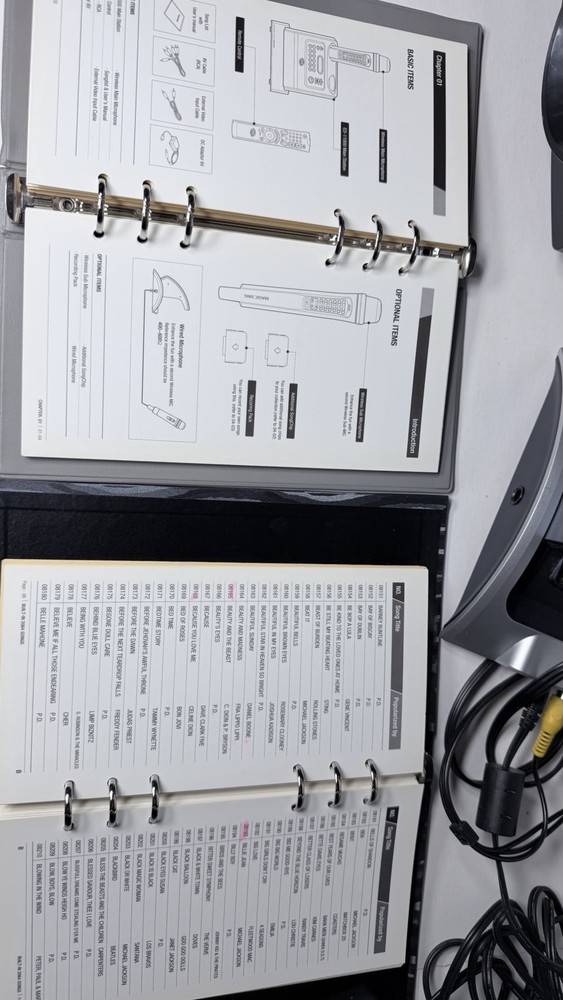 MAGIC SING ED-11000 KARAOKE SYSTEM W/ WIRELESS MICROPHONE