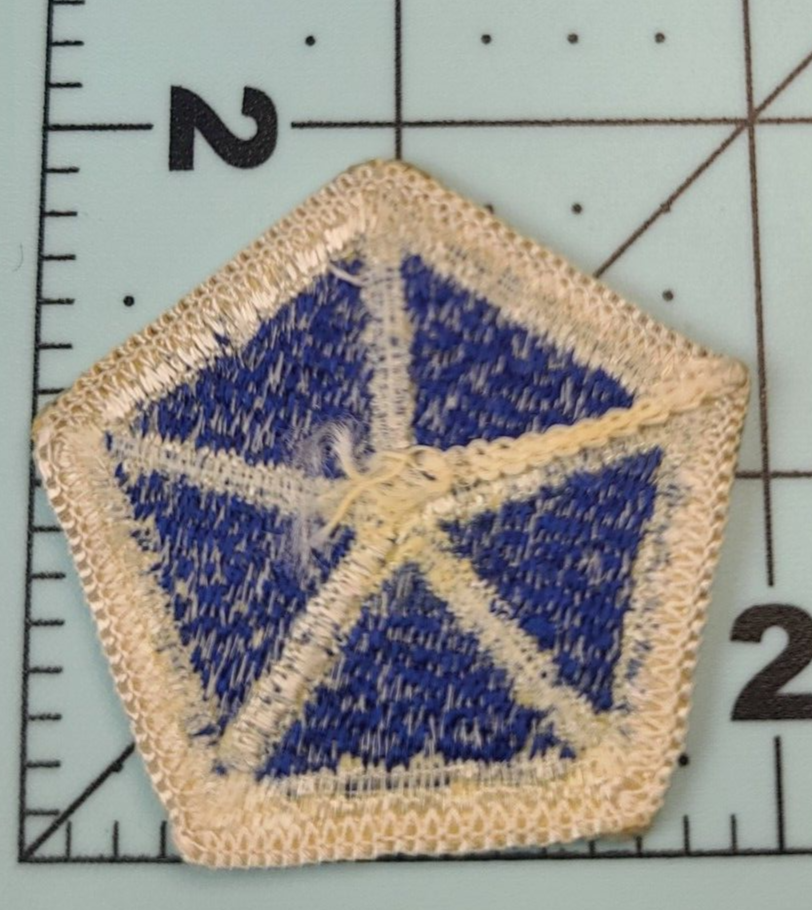 US ARMY 5TH (V) ARMY CORPS UNIT PATCH WWII (ORIGINAL)