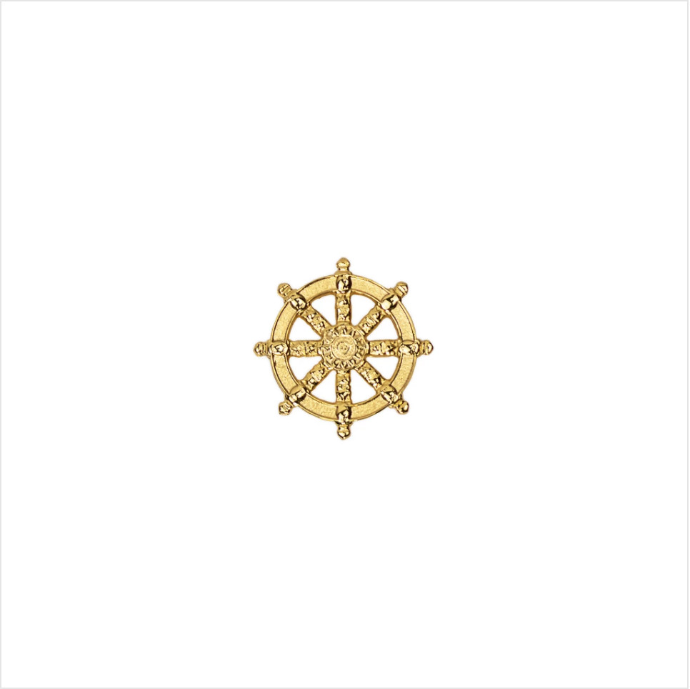 GENUINE U.S. NAVY COLLAR DEVICE: BUDDHIST CHAPLAIN- GOLD