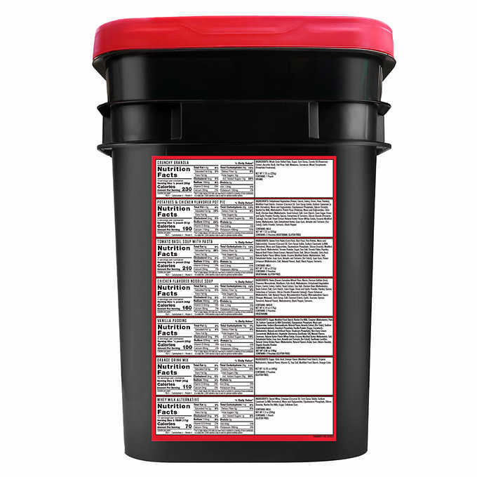 Readywise 150 Serving Emergency Survival Food Bucket