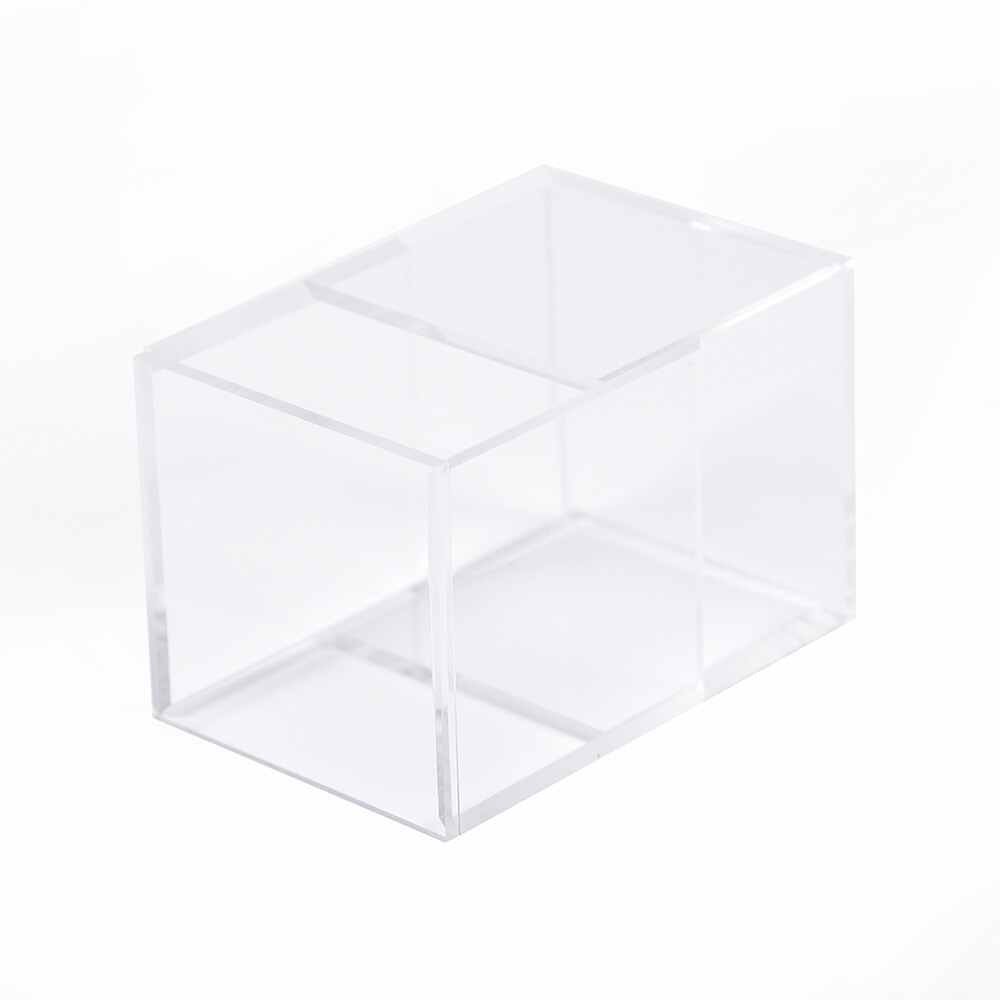 Clear Golf Ball Display Plastic Case Cube Square Stackable Holder Autograph