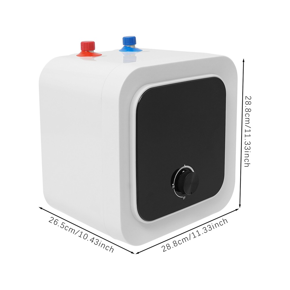 8L 1500W Electric Water Heater Top Outlet Instant Hot Mini Tank Water Heater USA