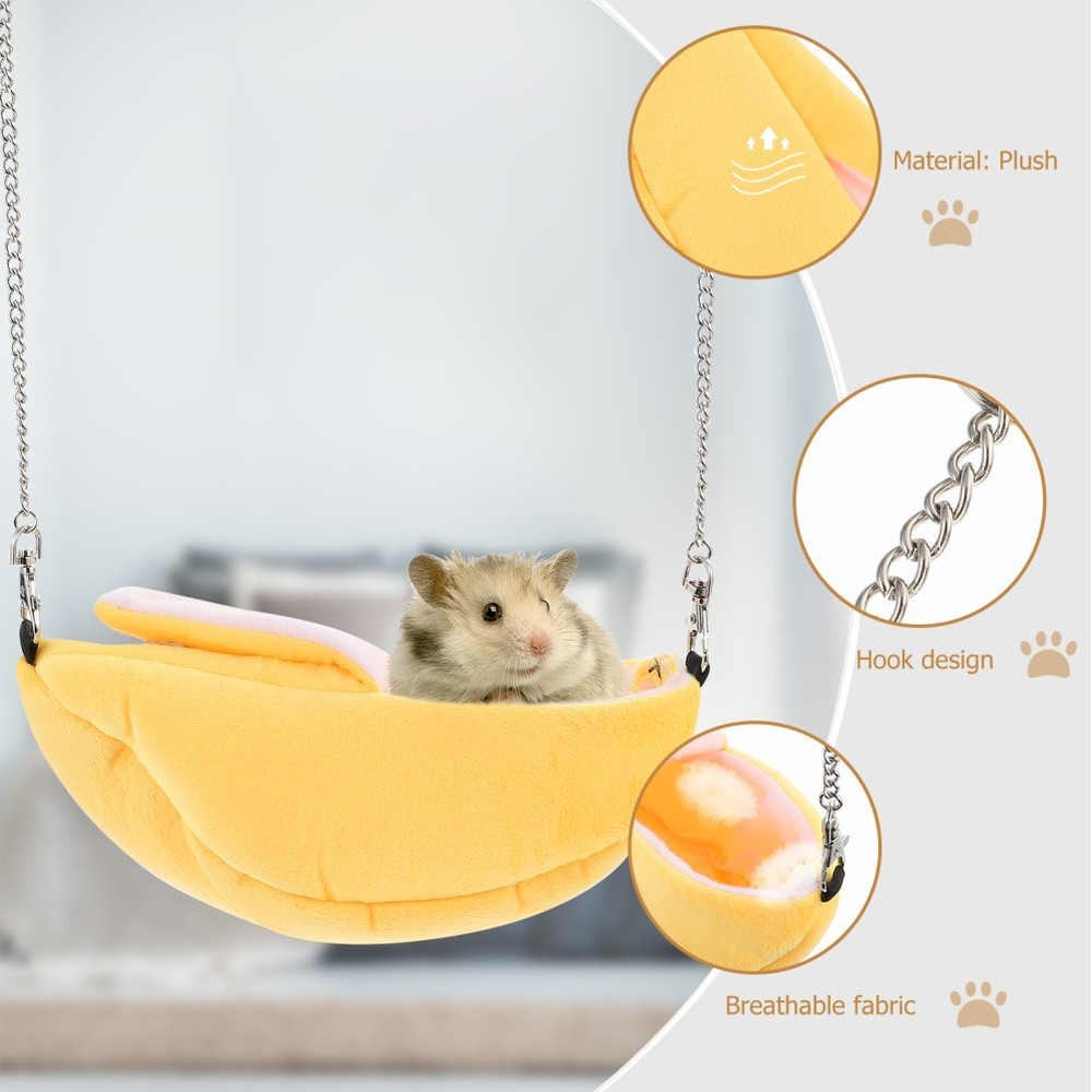 Squirrel Hammock Hampster Bed Fruit Vegetable Cotton Sleeping Nest