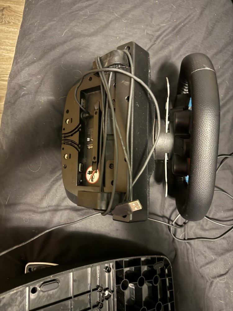 Logitech USB Wired Racing Steering Wheel, Pedals & Shifter Bundle