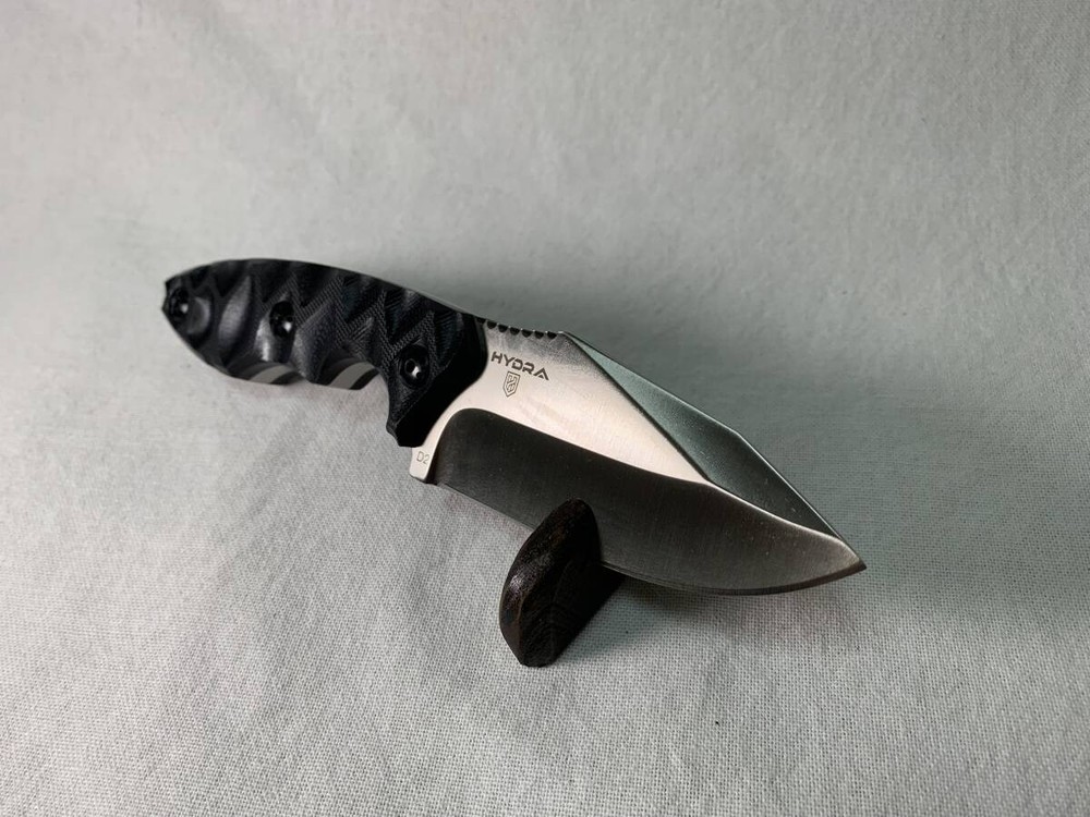 DEFCON HYDRA Fixed Blade Knife D2 Steel G-10 Handle w/Sheath