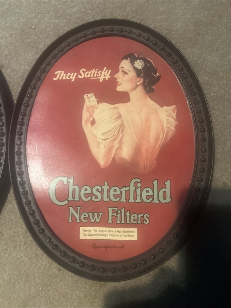 2 Chesterfield Cigarette Signs