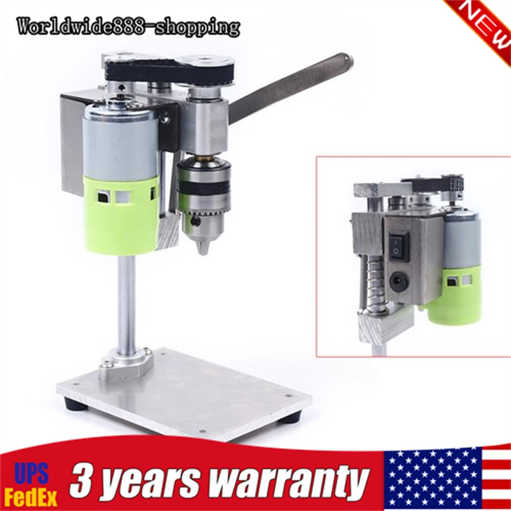Mini Drill Press Bench Small electric Drill Machine Work Bench Variable Speed