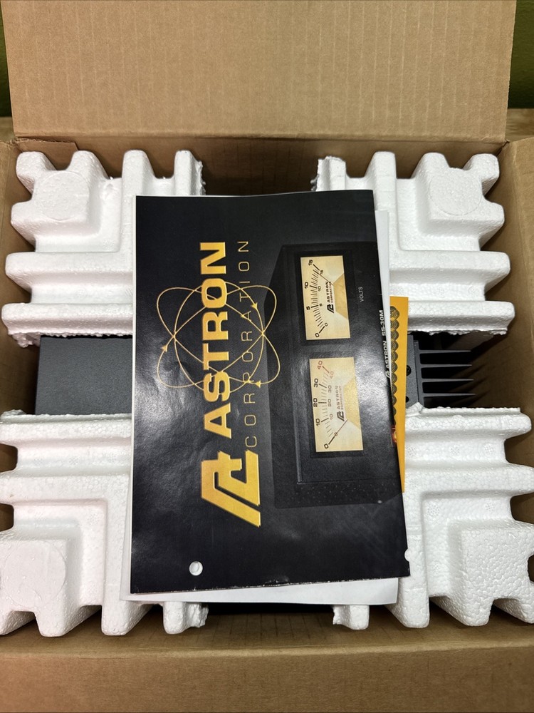 ASTRON RS-20A Linear AC-DC Power Supply, 13.8VDC, 20A Max 16A Continuous