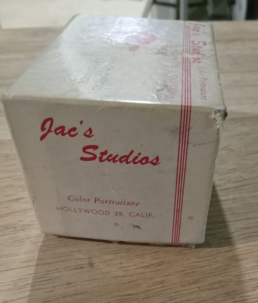 Vintage Jac's Studios Hollywood California Empty Box