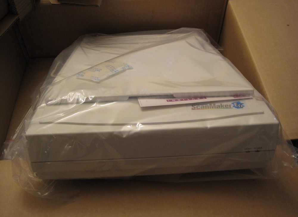 NEW Vintage Microtek Scanmaker E6 MRS-1200E6 Flatbed Scanner with Software NOS!