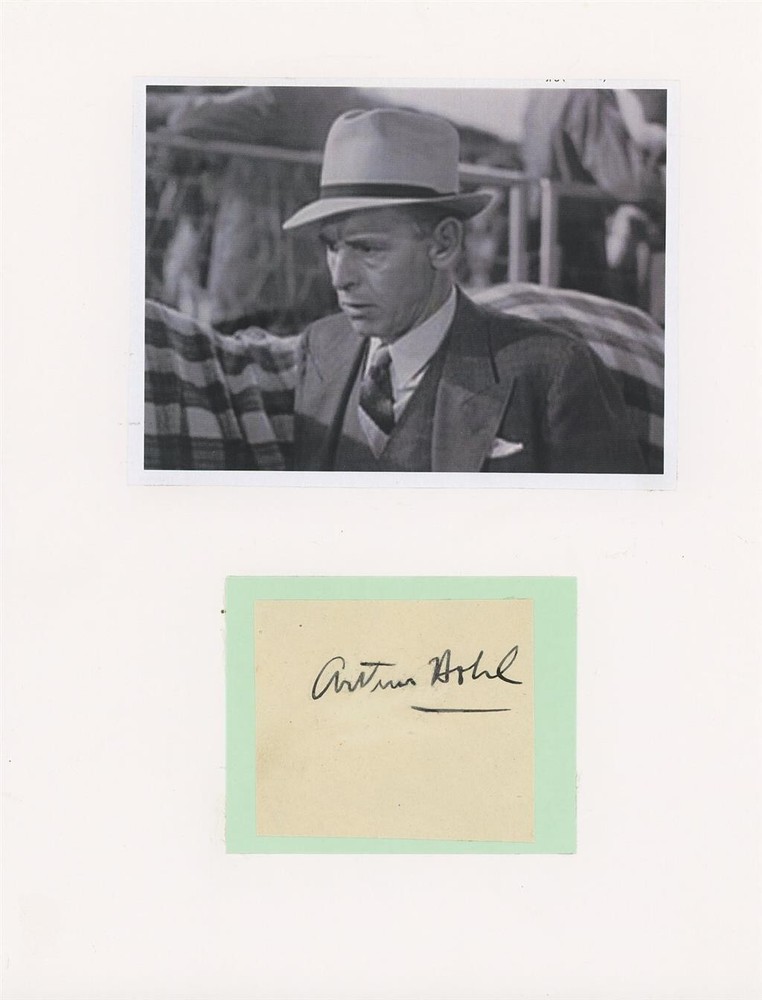 Arthur Hohl - Signed Vintage Page on Board