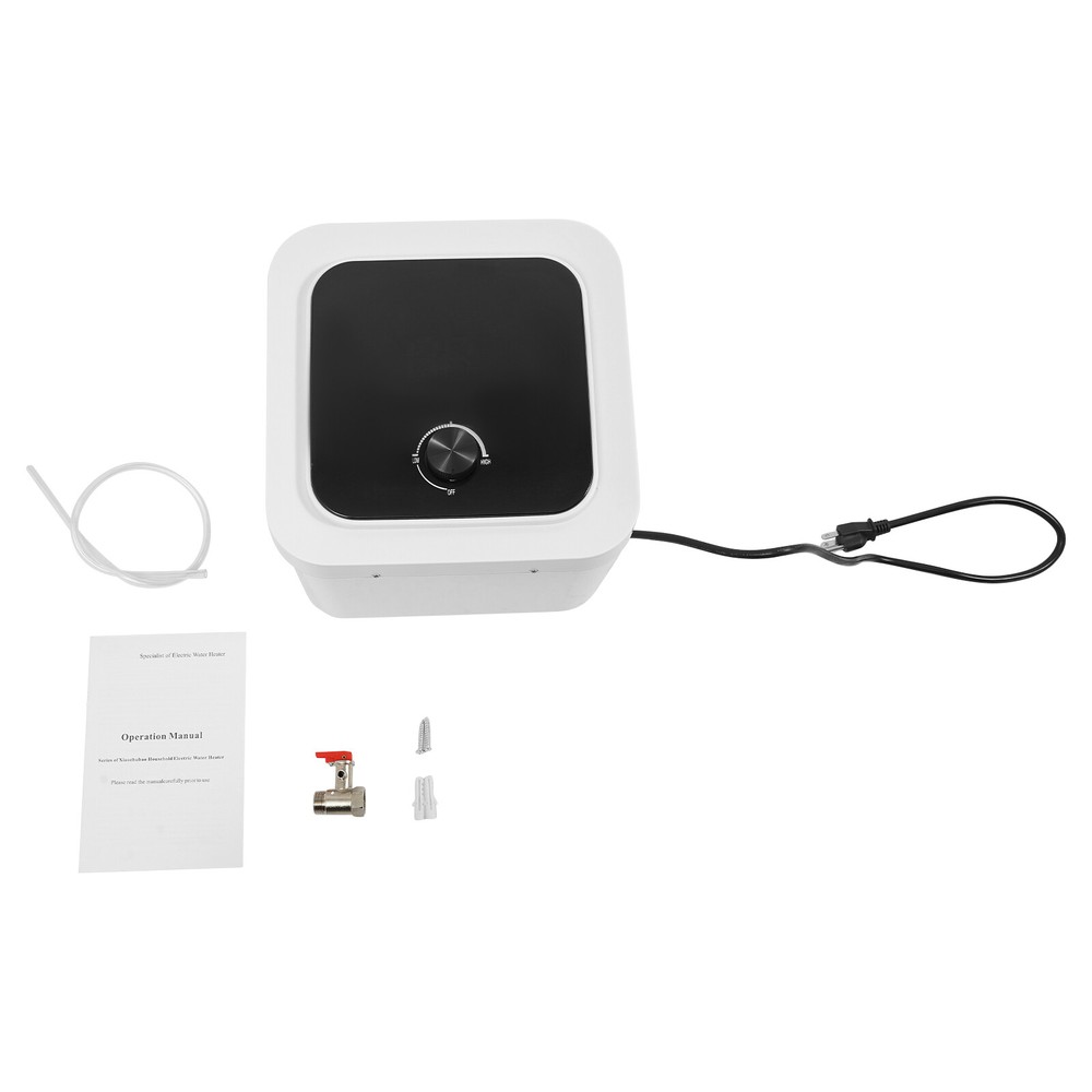 8L 1500W Electric Water Heater Top Outlet Instant Hot Mini Tank Water Heater USA