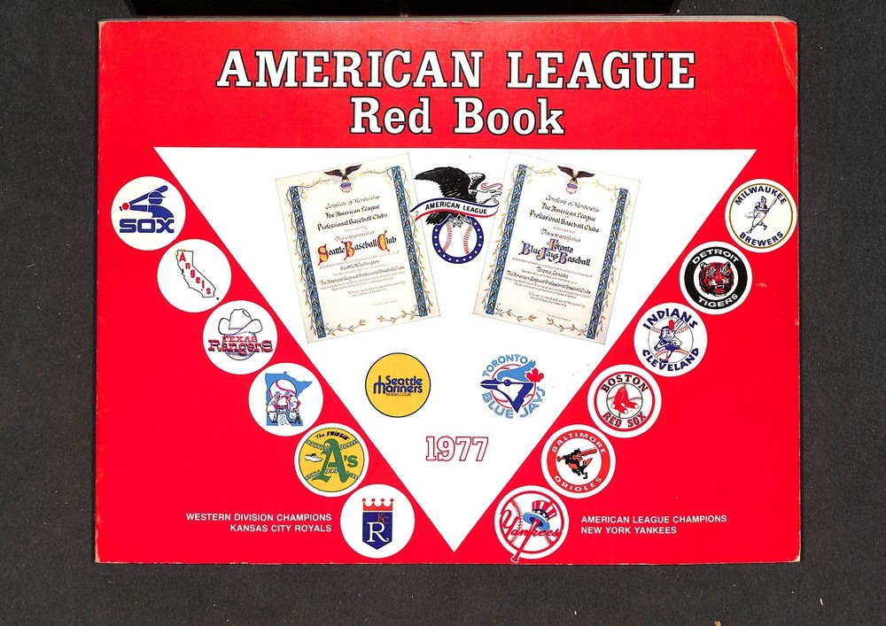 1977 AMERICAN LEAGUE RED BOOK