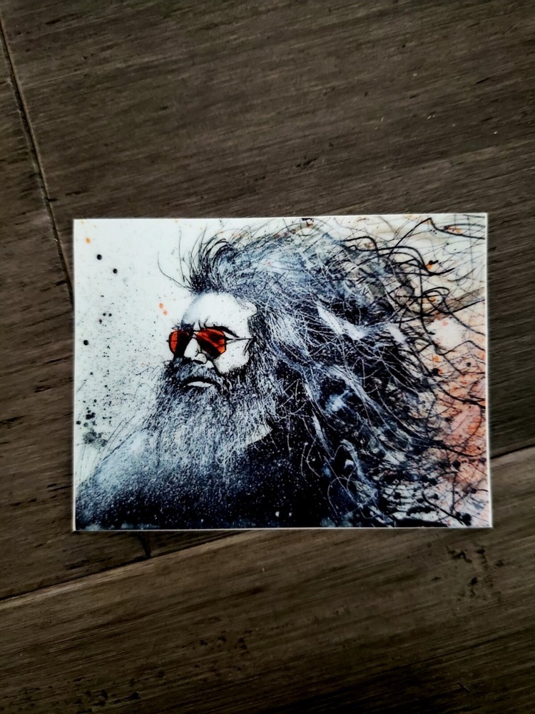 Grateful Dead JERRY GARCIA 2" x 3" Sticker Deadhead