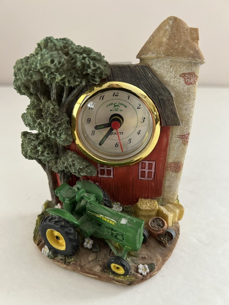 Vintage John Deere Tractor Battery Alarm Clock