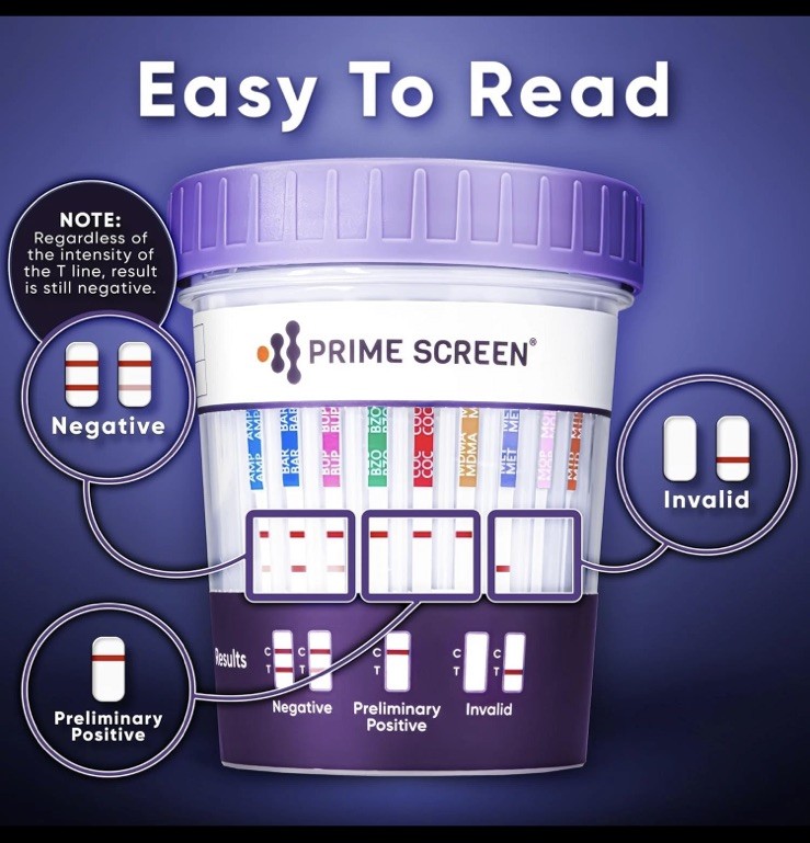 [5 Pack] 14 Panel Urine Drug Test Cup - Instant Testing 99% Accurate Testing