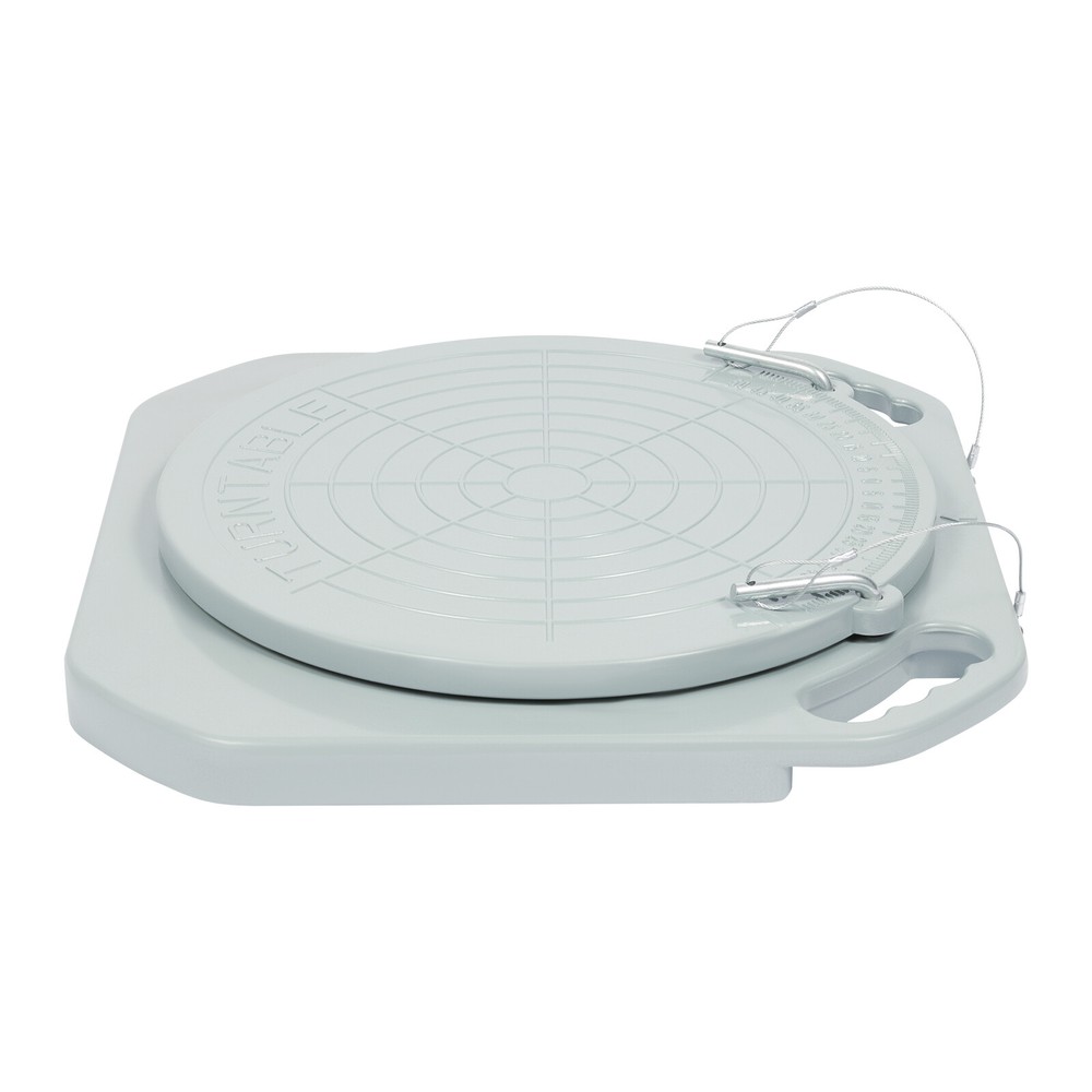 2pcs 3Ton Front End Wheel Alignment Turntable Plate 360° Rotating Plate Table