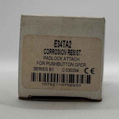 E34TA2 CUTLER-HAMMER EATON Padlock Attachement for Pushbutton Operator (61)