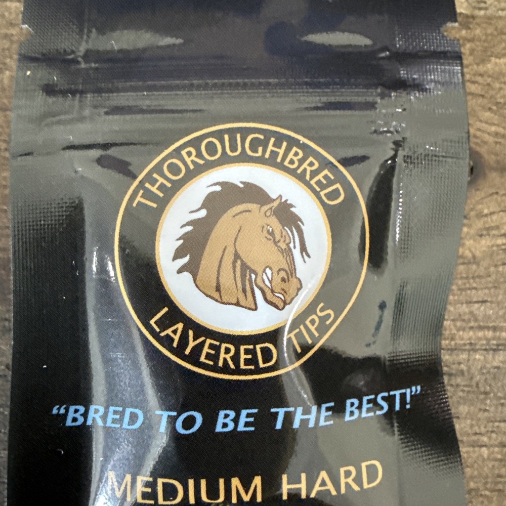 Thoroughbred Layered Cue Tips - Pro Tips Medium Soft