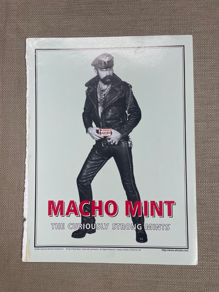 Altoids Macho Mint Magazine Advertisement Ad 2000