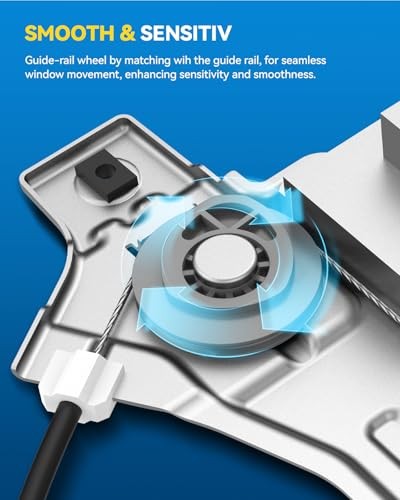 741-655 Power Window Motor and Regulator Assembly Front Driver Side