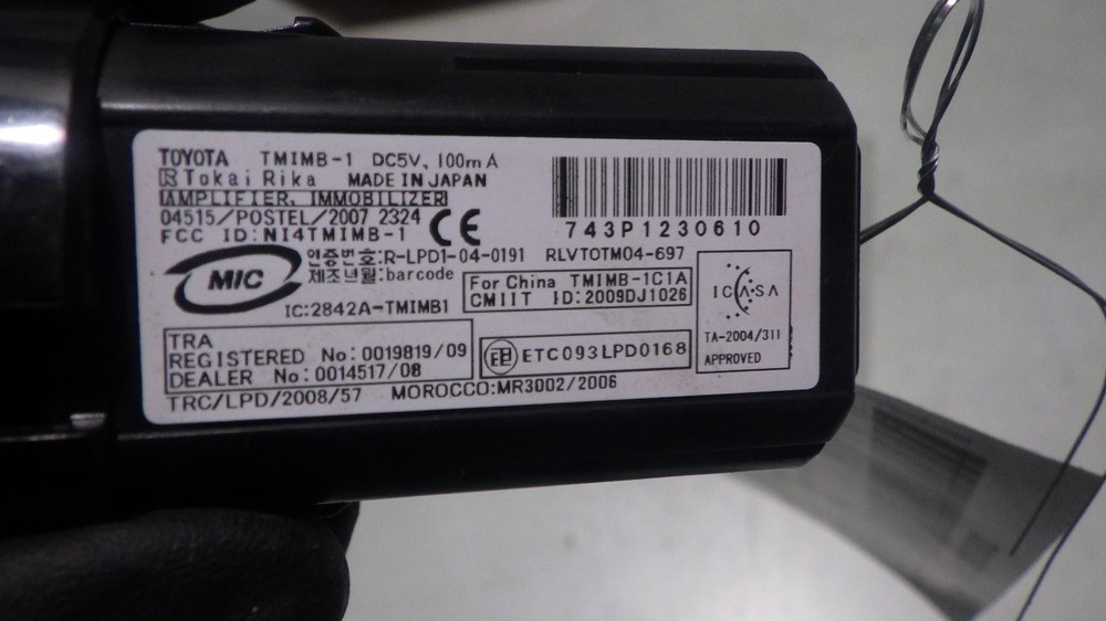 11 LEXUS IS250 Push Button Start Switch