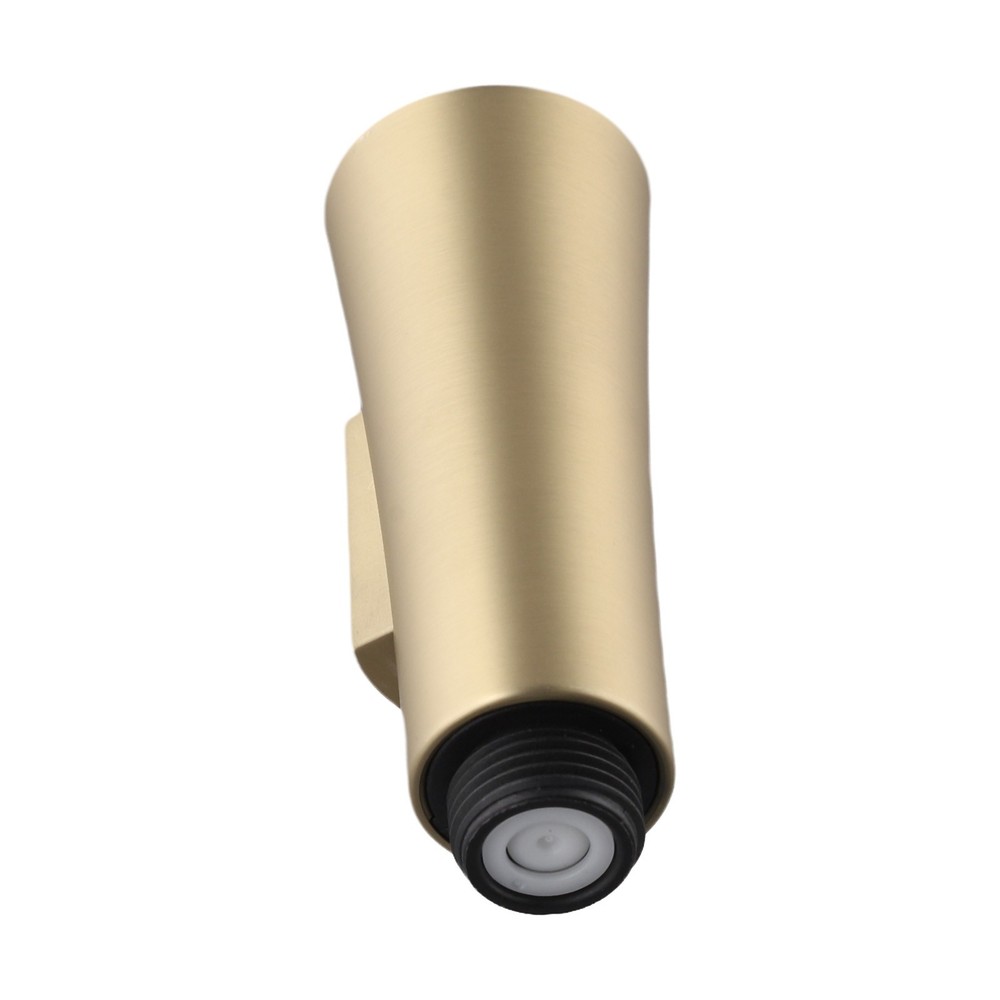 1 8 GPM Pull Down Kitchen Faucet Brushed Gold Sprayer Head Replacement