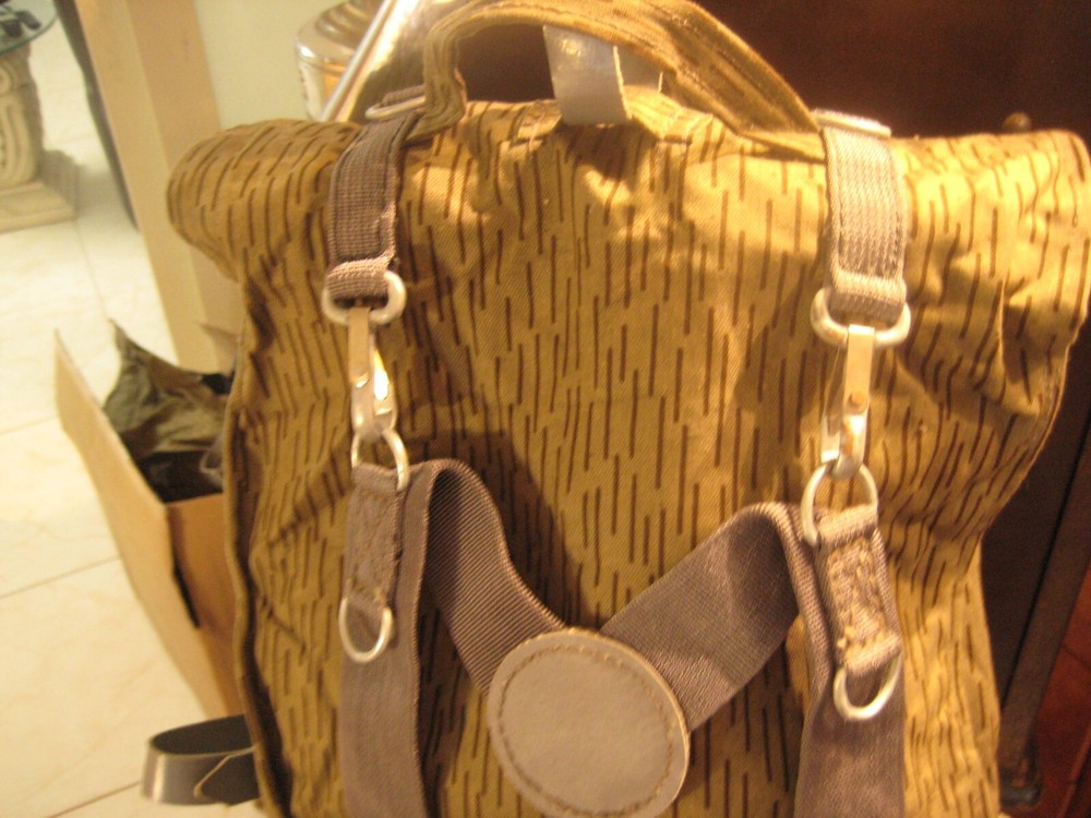 East German Rain Drop Camouflage Back Pack & Web Straps Day Pack