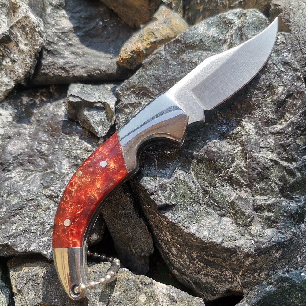 Outdoor Folding Knife Mini Multi-function Key Chain Pendant Pocket Knife Tool