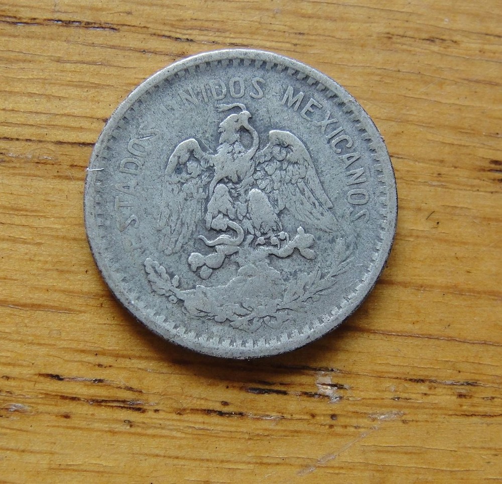 1905 10 Centavos Mexico 10 Cent Silver Coin