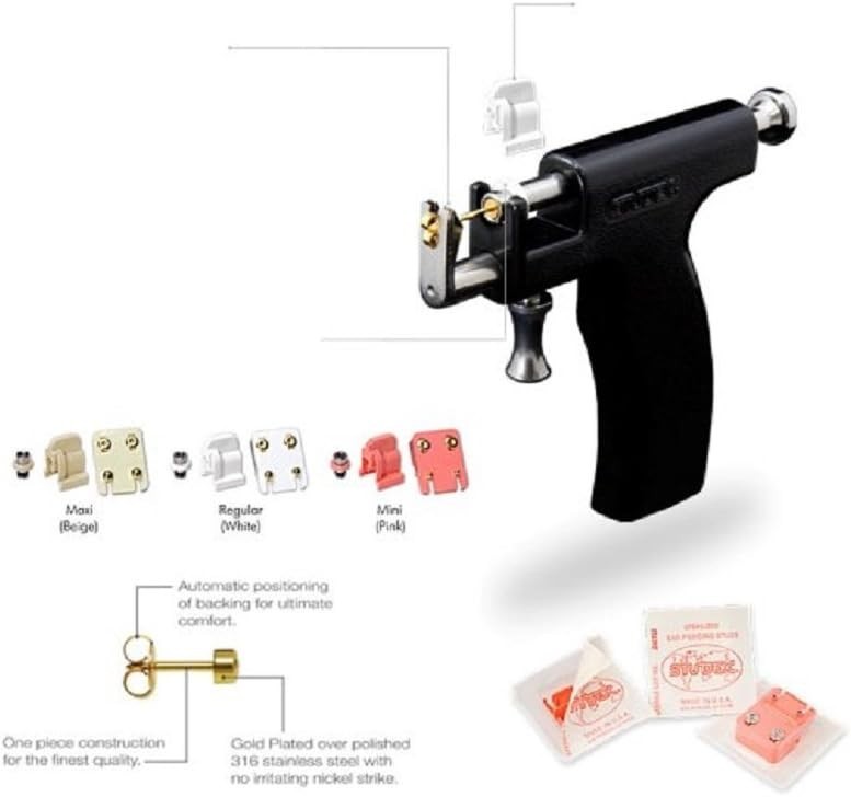 Professional Ear Piercing Kit - 12 Studs