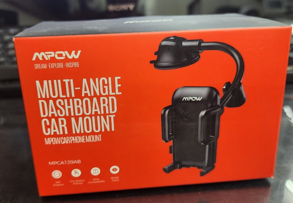 MPOW Multi Angle Dashboard Car phone Mount MPCA139AB/ Dream, Explore, inspire
