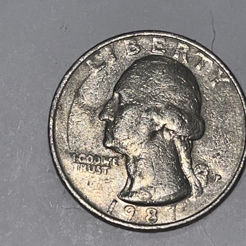 1987 P Mint Quarter Error